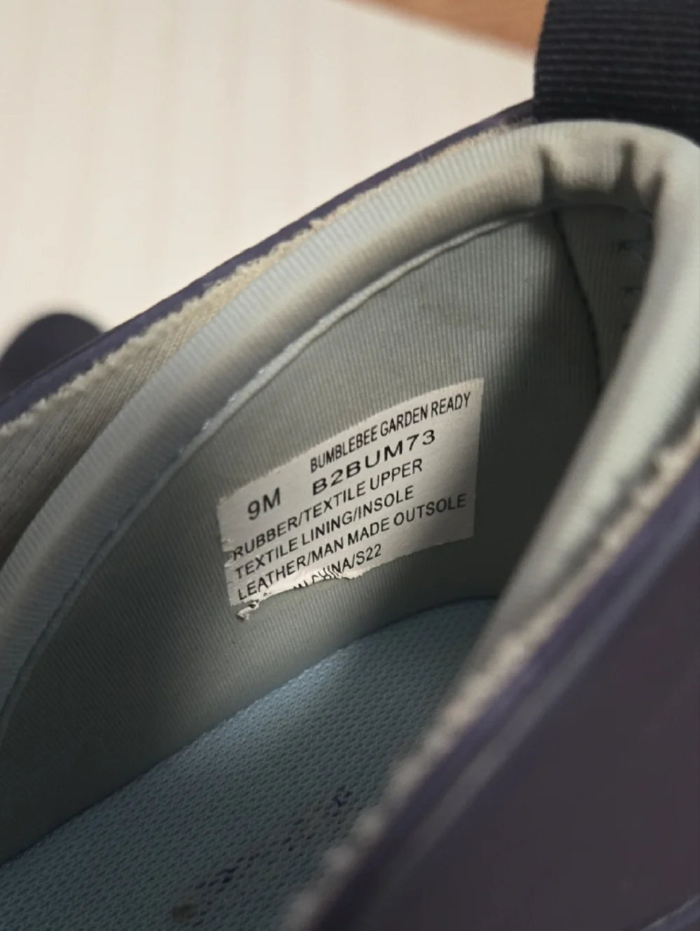[5x$20] JBU Navy Slip-On Rain Clog / Size 9